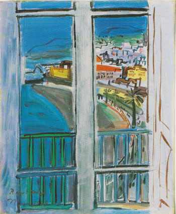 Window on the Promenade des Anglais - Raoul Dufy reproduction oil painting