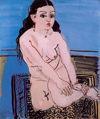 Seated Woman Rosalie 1929 - Raoul Dufy reproduction oil painting