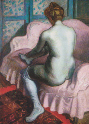 Nude on a Pink Sofa 1902 - Raoul Dufy reproduction oil painting