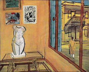 Latelier de la Rue Jeanne dArc 1946 - Raoul Dufy reproduction oil painting