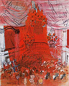 Red Orchestra c1946 - Raoul Dufy reproduction oil painting