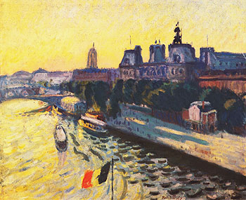 La Seine a Paris c1904 - Raoul Dufy reproduction oil painting