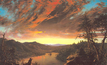 Twilight in the Wilderness 1860 - Frederic E Church reproduction oil painting