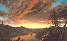 Twilight in the Wilderness 1860 - Frederic E Church reproduction oil painting