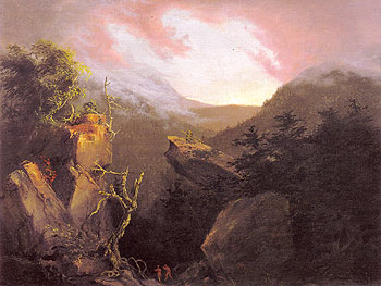 Mountain Sunrise Catskill 1826 - Thomas Cole reproduction oil painting