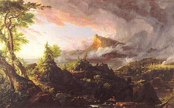 The Savage State 1836 - Thomas Cole reproduction oil painting