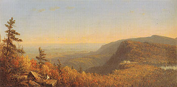 Catskill Mountain House 1862 - Sandford Robinson Gifford reproduction oil painting