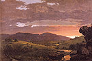 Twilight Short Arbiter Twixt Day and Night 1850 - Frederic E Church reproduction oil painting