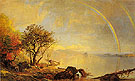 Dawn of Morning Lake George 1868 - Jasper Francis Cropsey reproduction oil painting