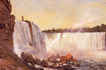 Niagara Falls 1856 - Frederic E Church reproduction oil painting