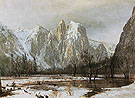 Cathedral Rocks Yosemite Valley Cailfornia 1872 - Albert Bierstadt