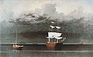 Schooners before an Approaching Storm off Owls Head 1860 - Fitz Hugh Lane