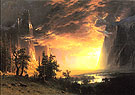 Yosemite Valley 1868 - Albert Bierstadt reproduction oil painting