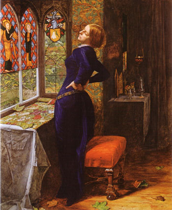 Mariana 1851 - John Everett Millais reproduction oil painting