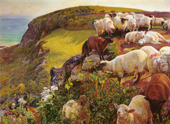 Our English Coasts 1852 - William Holman Hunt reproduction oil painting