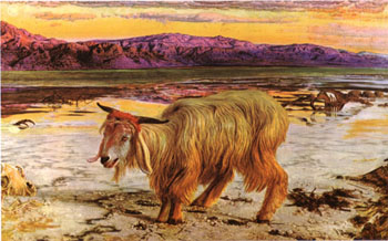 The Scapegoat 1854 - William Holman Hunt reproduction oil painting