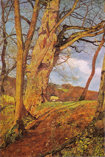 In Early Spring 1855 - John Inchbold reproduction oil painting