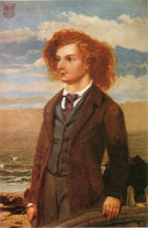 Algernon Charles Swinburne 1860 - William Bell Scott reproduction oil painting