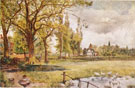 At Hale Lancashire 1860 - William Davis reproduction oil painting
