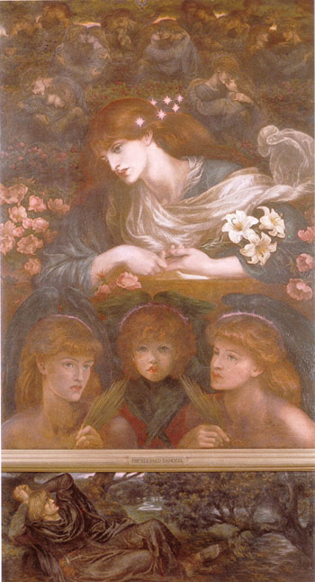 The Blessed Damozel c1871 - Dante Gabriel Rossetti reproduction oil painting