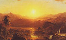 The Andes of Ecuador 1855 - Frederic E Church reproduction oil painting