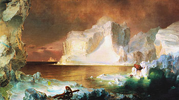 The Icebergs 1861 - Frederic E Church reproduction oil painting