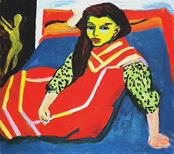 The Dancer from the Rat Mort c1905 - Maurice de Vlaminck reproduction oil painting