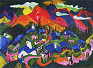 Return of the Animals Stafelalp 1919 - Ernst Kirchner reproduction oil painting