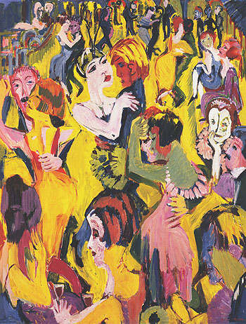Dance at Mendrisio 1926 - Albert Muller reproduction oil painting