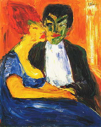 The Night Bar - Emile Nolde reproduction oil painting