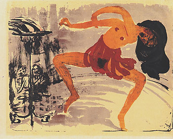Dancer 1913 - Emile Nolde reproduction oil painting