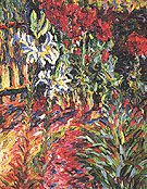 The Garden 1906 - Karl Schmidt-Rottluff reproduction oil painting