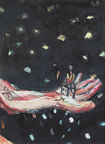 The Hand The Burning House c1964 - George Baselitz reproduction oil painting
