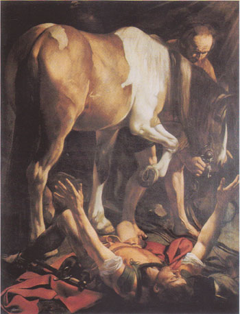 The Conversion of St. Paul 1601 - Caravaggio reproduction oil painting