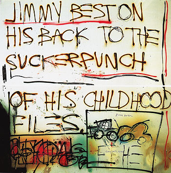 Jimmy Best 1981 - Jean-Michel-Basquiat reproduction oil painting