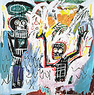 Untitled Baptism 1982 - Jean-Michel-Basquiat reproduction oil painting