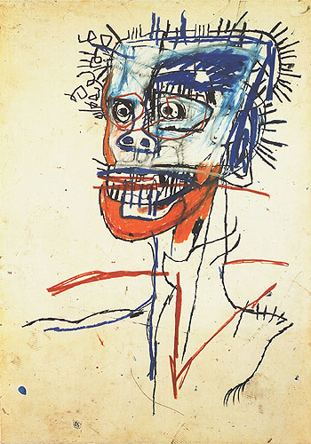 Untitled 1982 60 - Jean-Michel-Basquiat reproduction oil painting