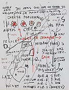 Untitled Cheese Popcorn 1982 - Jean-Michel-Basquiat