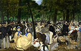 Music in the Tuileries Gardens c1860 - Edouard Manet