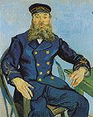 The Postman Joseph Roulin 1888 - Vincent van Gogh reproduction oil painting