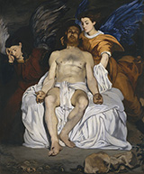 Dead Christ and Angels 1864 - Edouard Manet reproduction oil painting