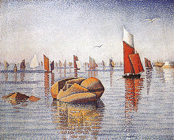 Morning Calm 1891 - Paul Signac reproduction oil painting