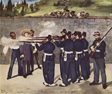 The Execution of the Emperor Maximilian 1867 - Edouard Manet reproduction oil painting