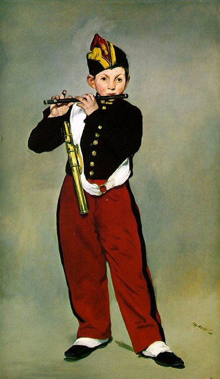 The Fifer 1866 - Edouard Manet reproduction oil painting