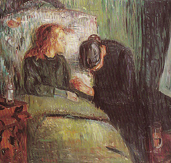 The Sick Child 1907 - Edvard Munch reproduction oil painting