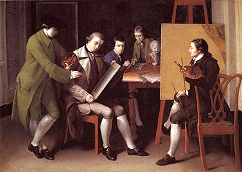 The American School 1765 - Matthew Pratt reproduction oil painting