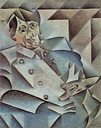 Portrait of Picasso 1912 - Juan Gris reproduction oil painting