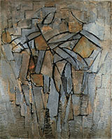 Composition in Grey Blue 1913 - Piet Mondrian