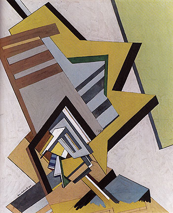 Abstract Composition 1915 - Edward Wadsworth reproduction oil painting