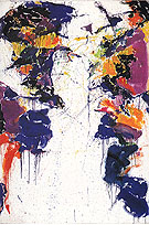 Shining Back 1958 - Sam Francis reproduction oil painting